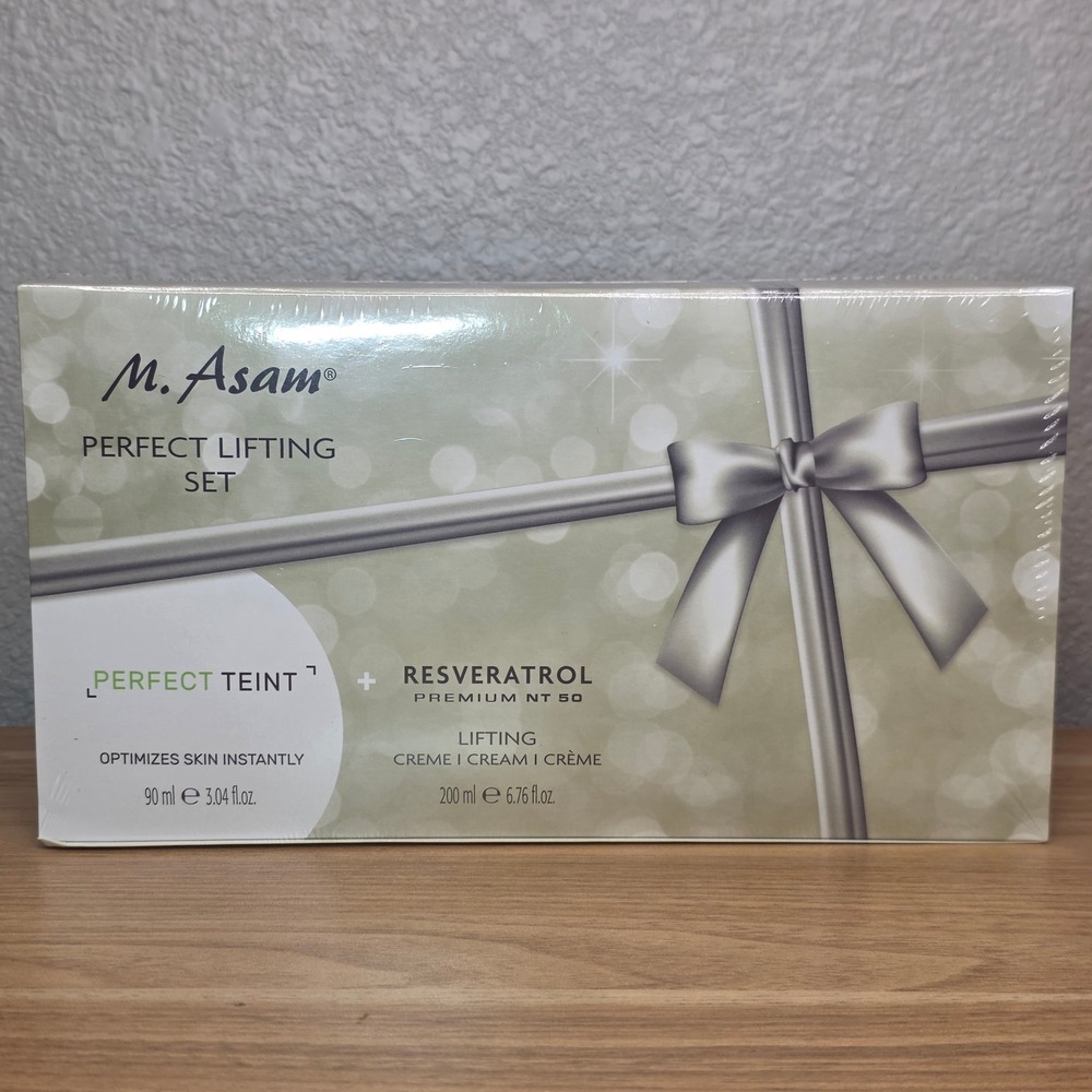 M. Asam Perfect Teint Resveratrol Premium NT50 Lifting Cream Set 90ml/200ml New